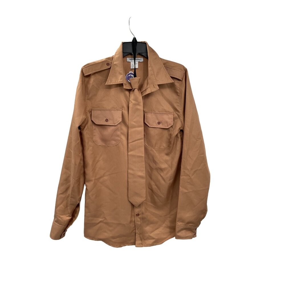 Halloween Costumes WW2 Military Costume NEW Womens S NEW Brown 4 Piece